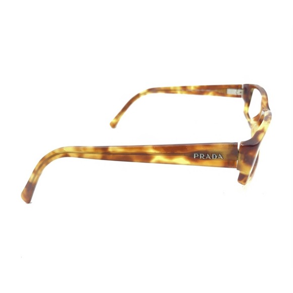 Prada VPR 19L 4BW-1O1 Tortoise Brown Eyeglasses Frames 52-16 135 Italy Designer - Picture 4 of 12